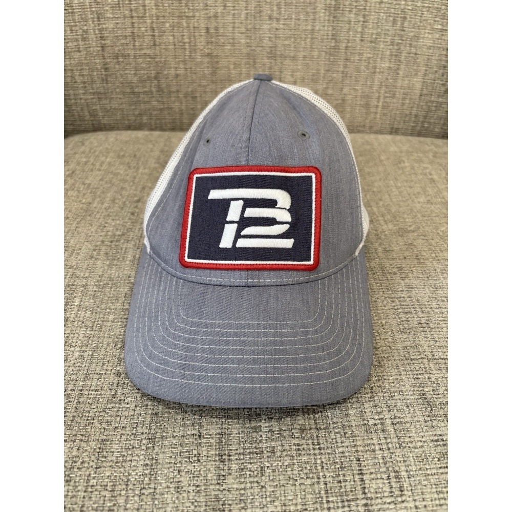 TB12 Mesh Trucker Hat Gray One Size
